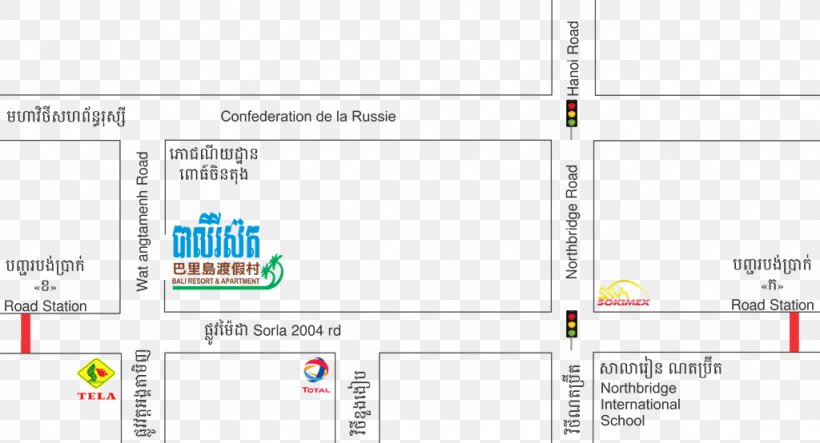 Bali Resort And Apartment Northbridge International School Cambodia Posenchey Street 2004 Map, PNG, 1024x554px, Posenchey, Area, Cambodia, Diagram, Google Maps Download Free