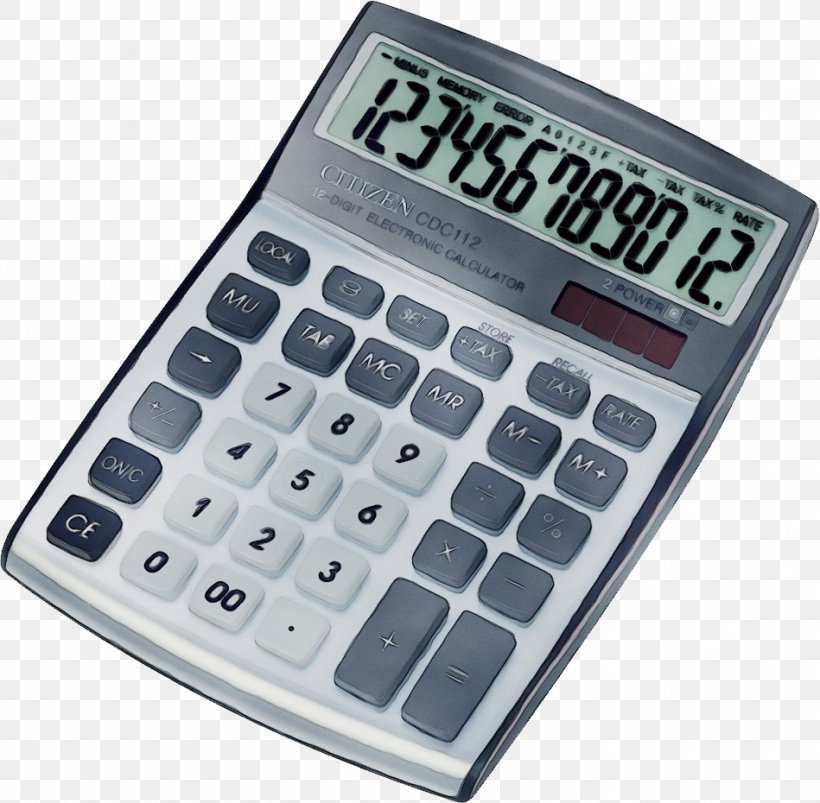 Calculator Office Equipment Numeric Keypad Technology Office Supplies, PNG, 949x930px, Watercolor, Calculator, Numeric Keypad, Office Equipment, Office Supplies Download Free