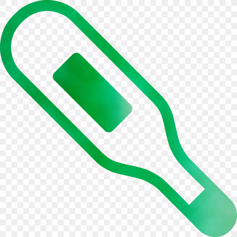 Green, PNG, 3000x3000px, Thermometer, Green, Paint, Watercolor, Wet Ink Download Free