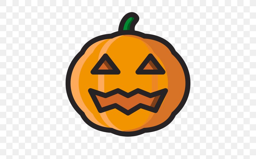 Jack-o'-lantern Computer Icons Halloween Clip Art, PNG, 512x512px, Jacko Lantern, Calabaza, Cucurbita, Food, Ghost Download Free