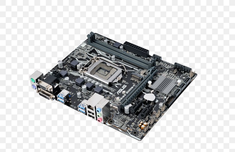 Kaby Lake Intel ASUS PRIME B250M-K MicroATX LGA 1151, PNG, 799x531px, Kaby Lake, Asus, Asus Prime B250mk, Atx, Computer Component Download Free