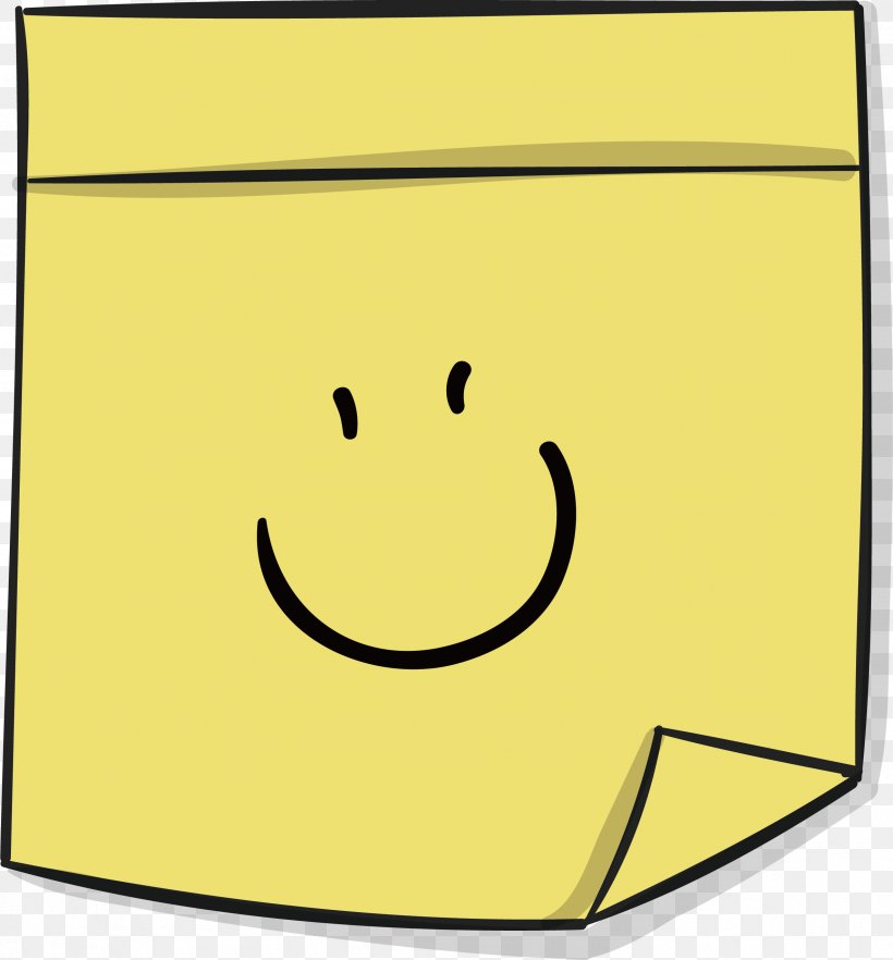 Post-it Note Smile Computer File, PNG, 2368x2549px, Postit Note, Area, Emoticon, Face, Gratis Download Free