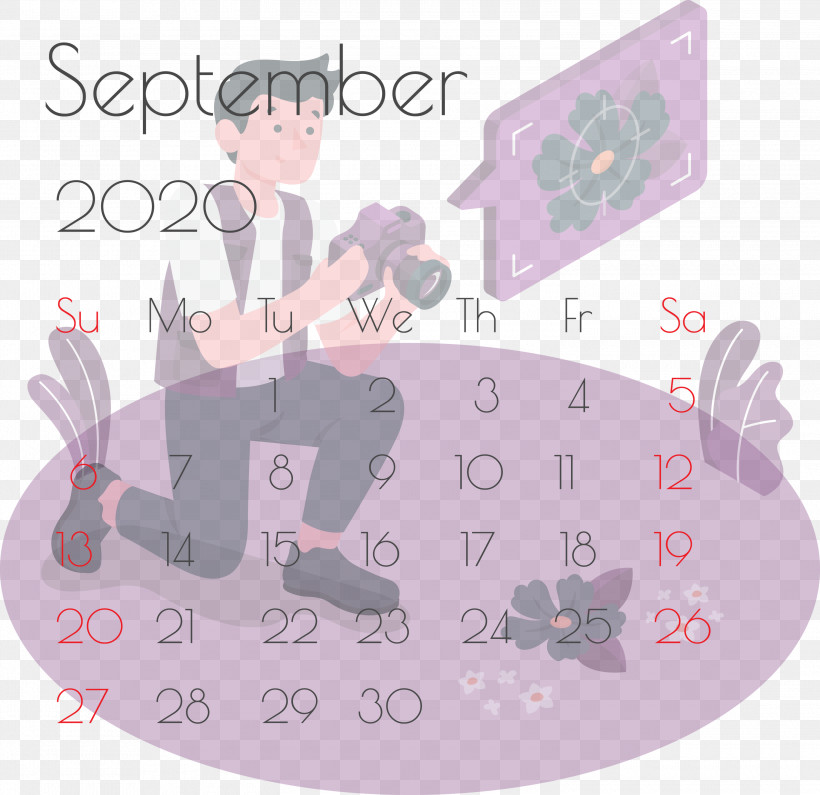 September 2020 Printable Calendar September 2020 Calendar Printable September 2020 Calendar, PNG, 3000x2912px, September 2020 Printable Calendar, Camera, Flat Design, Logo, Painting Download Free