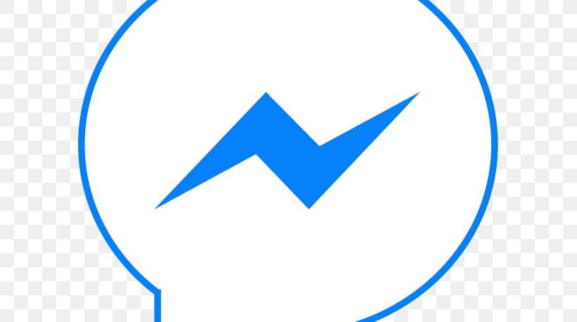 Facebook Messenger Logo, PNG, 597x458px, Facebook Messenger, Area, Blue, Brand, Diagram Download Free