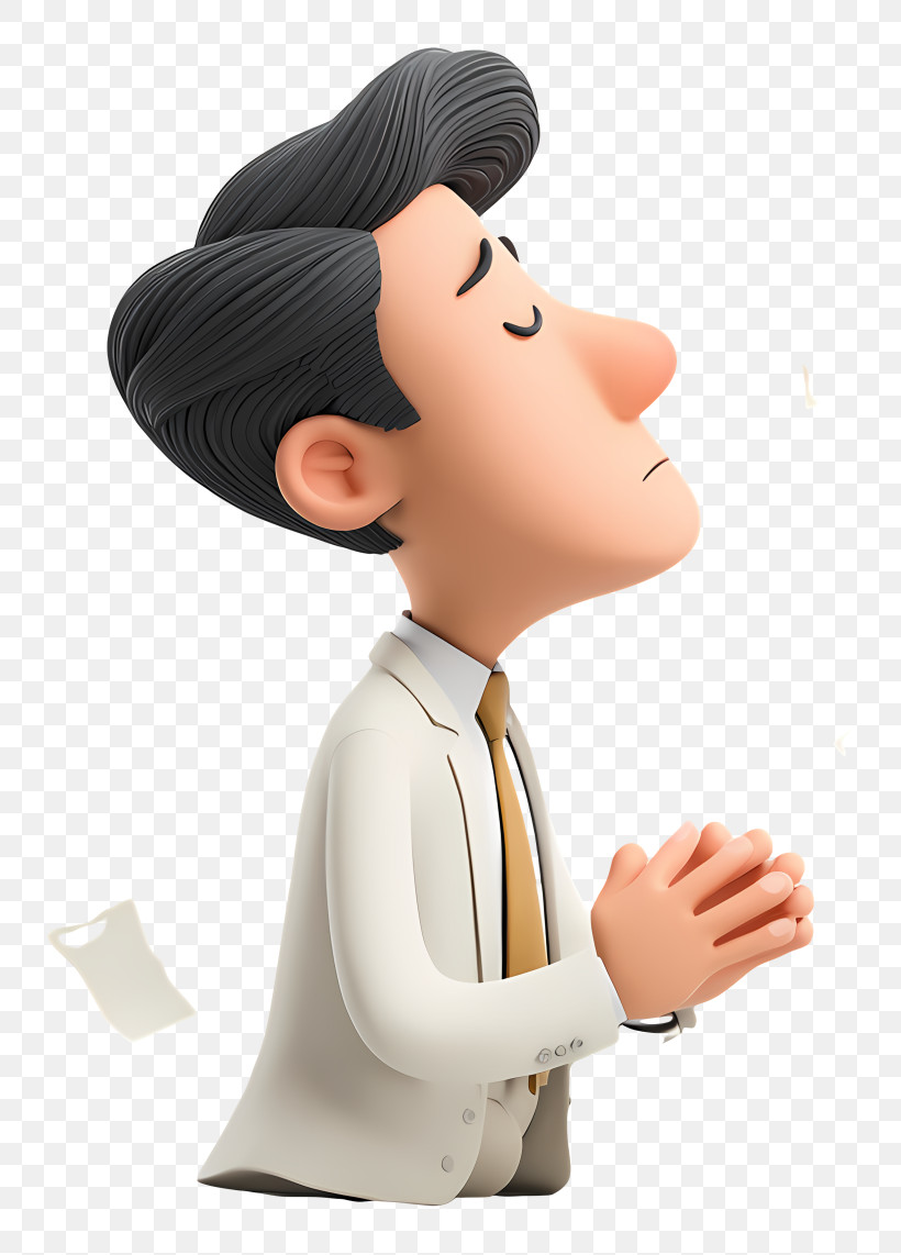 Man Kneeling In Prayer PNG