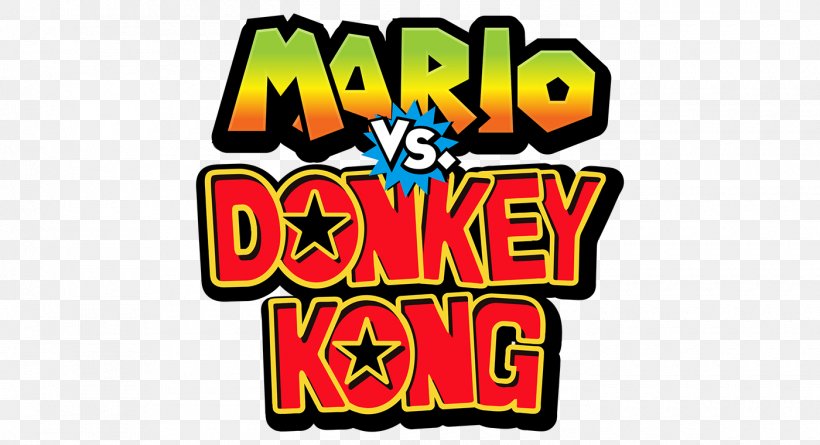 Mario Vs. Donkey Kong Logo Yellow Game Boy Advance Brand, PNG, 1400x760px, Mario Vs Donkey Kong, Area, Brand, Character, Donkey Kong Download Free