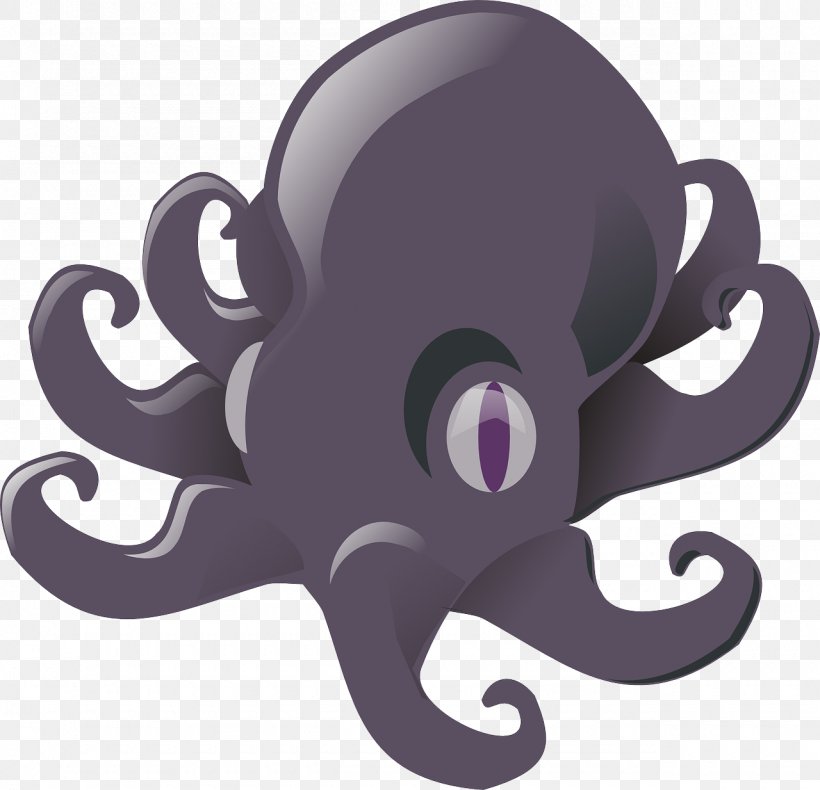 Octopus Squid Clip Art, PNG, 1280x1234px, Octopus, Animal, Black And White, Cephalopod, Cuttlefish Download Free