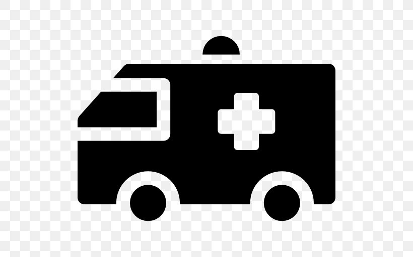 Ambulance Star Of Life Emergency, PNG, 512x512px, Ambulance, Black, Black And White, Brand, Emergency Download Free