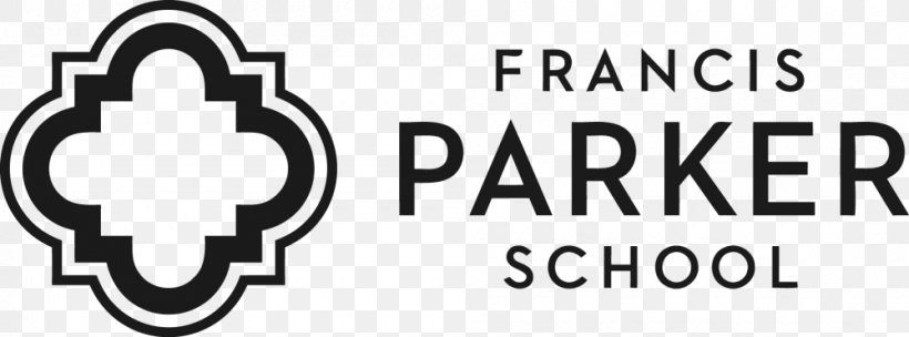 Francis Parker School Product Design Logo Brand Organization, PNG, 1000x371px, Logo, Area, Black And White, Brand, Organization Download Free