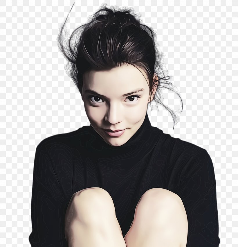 Witch Cartoon, PNG, 1964x2036px, Anya Taylor Joy, Actress, Beauty, Black Hair, Brown Hair Download Free