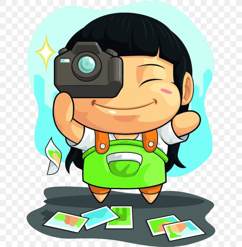 Cartoon Photographer Photography Drawing, PNG, 640x840px, Watercolor, Cartoon, Flower, Frame, Heart Download Free
