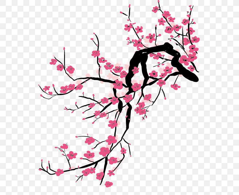 China Cherry Blossom Plum Blossom Painting, PNG, 559x670px, China, Art, Blossom, Branch, Cherry Download Free