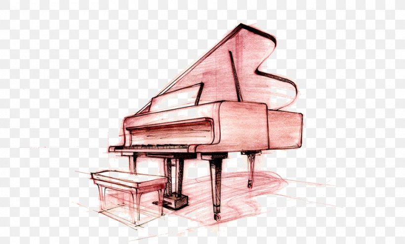 Drawing Grand Piano Upright Piano Sketch, PNG, 960x580px, Drawing, Bartolomeo Cristofori, Cartoon, Furniture, Grand Piano Download Free