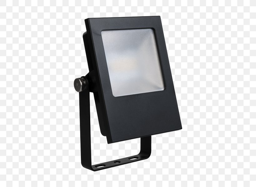 Floodlight Light-emitting Diode Light Fixture Megaman, PNG, 600x600px, Light, Color Temperature, Computer Monitor Accessory, Edison Screw, Floodlight Download Free