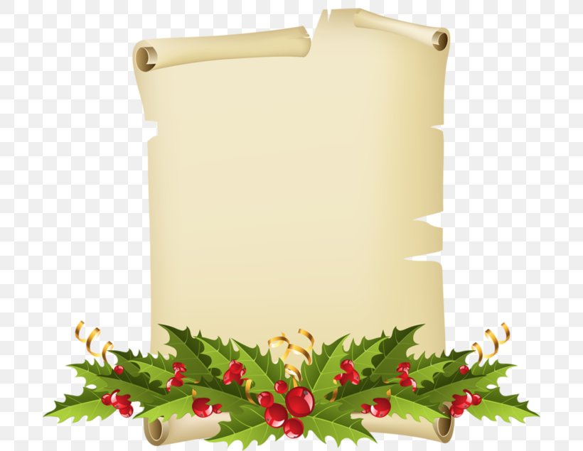 Paper Christmas Mistletoe Parchment Clip Art, PNG, 700x635px, Paper, Aquifoliaceae, Calligraphy, Christmas, Christmas Decoration Download Free