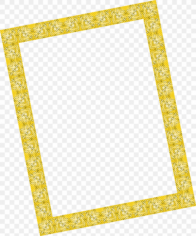 Photo Frame, PNG, 2481x3000px, Photo Frame, Line, Meter, Picture Frame, Yellow Download Free