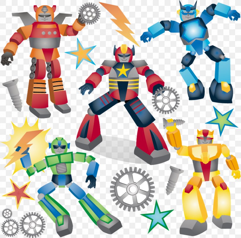 Robot Cartoon Transformers, PNG, 858x850px, Robot, Action Figure, Cartoon, Fictional Character, Machine Download Free