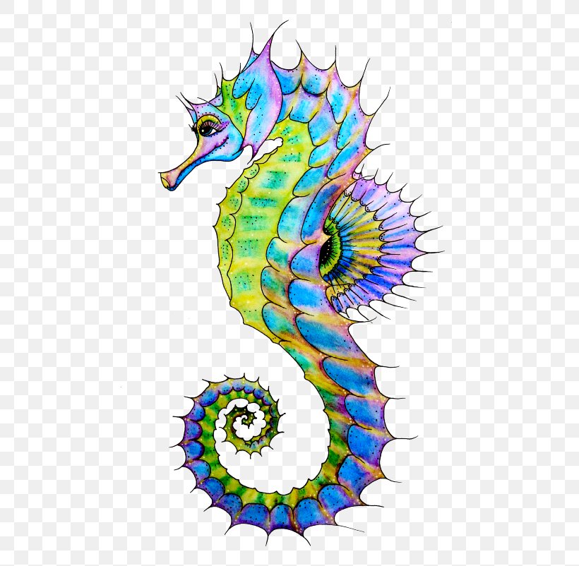 Seahorse Clip Art, PNG, 480x802px, Seahorse, Art, Fictional Character, Fish, Image Resolution Download Free
