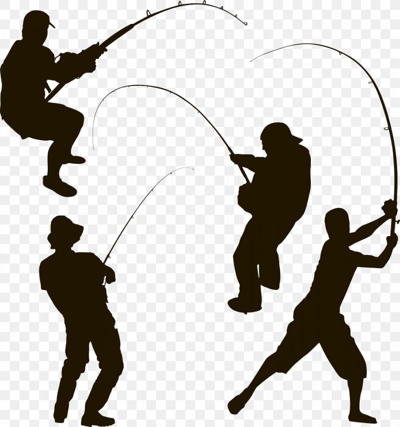 Silhouette Fishing Fisherman Clip Art, PNG, 937x1000px, Silhouette, Communication, Fisherman, Fishing, Fishing Rod Download Free