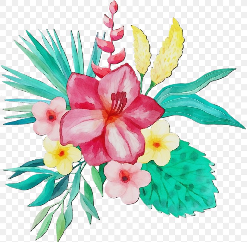 Watercolor Floral Background, PNG, 814x803px, Watercolor, Artificial Flower, Bouquet, Cut Flowers, Floral Design Download Free
