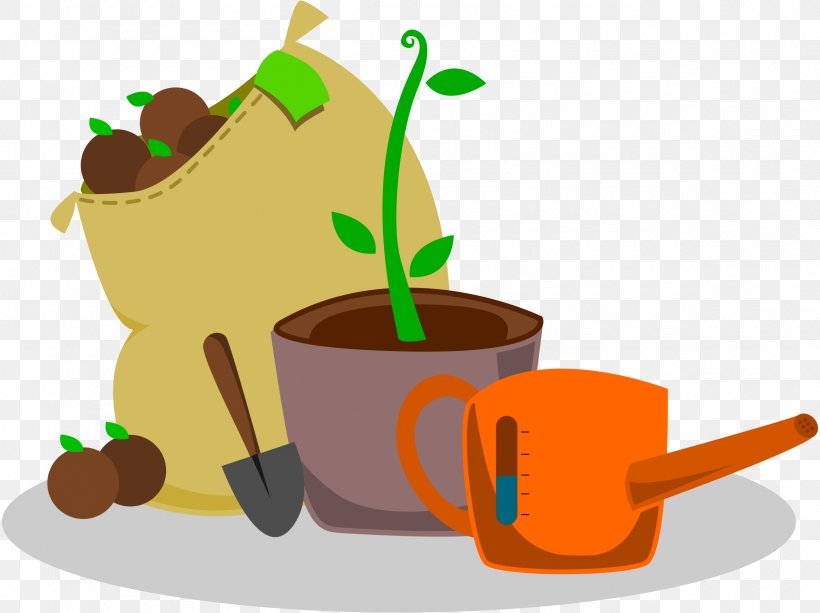 Gardening Clip Art, PNG, 2400x1797px, Garden, Coffee, Coffee Cup, Cup, Drinkware Download Free