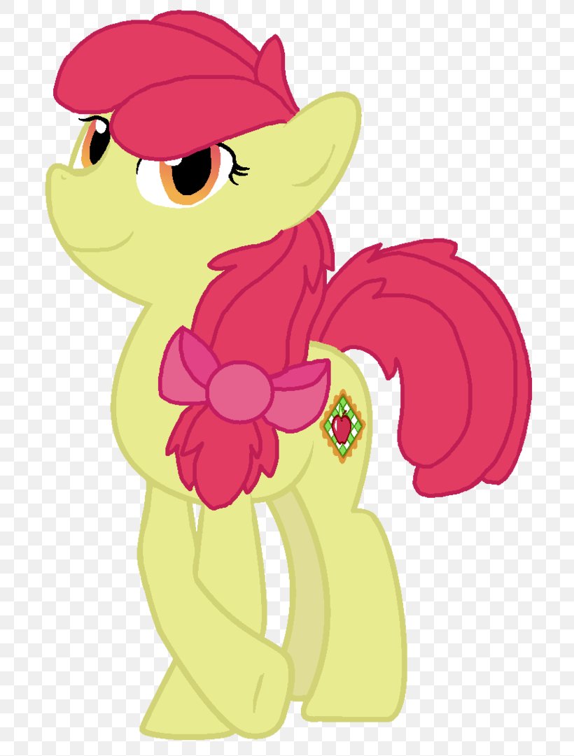 Pony Apple Bloom Applebloom Horse, PNG, 739x1081px, Watercolor, Cartoon, Flower, Frame, Heart Download Free