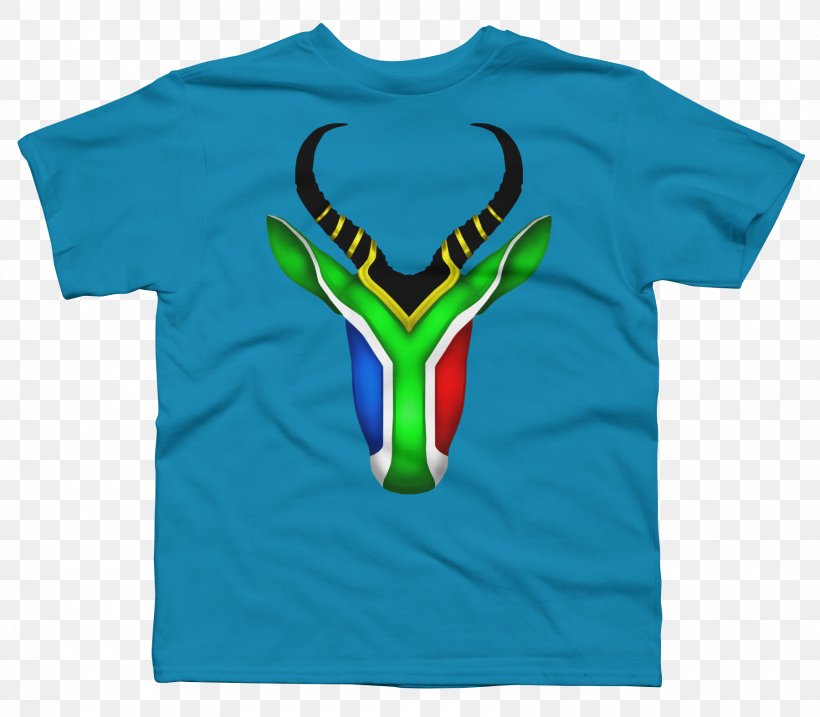 T-shirt Springbok Spreadshirt Sleeve, PNG, 1800x1575px, Tshirt, Active Shirt, Blue, Brand, Eagle Download Free