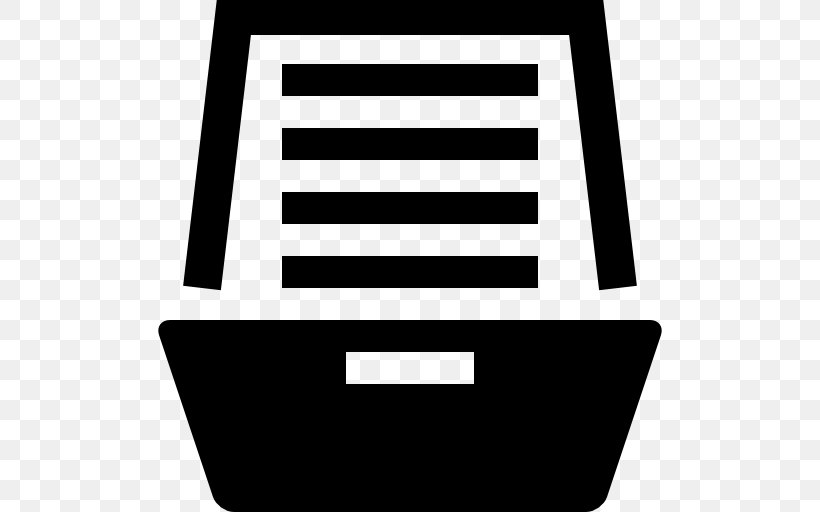 Paper Symbol, PNG, 512x512px, Paper, Black, Black And White, Box, Directory Download Free