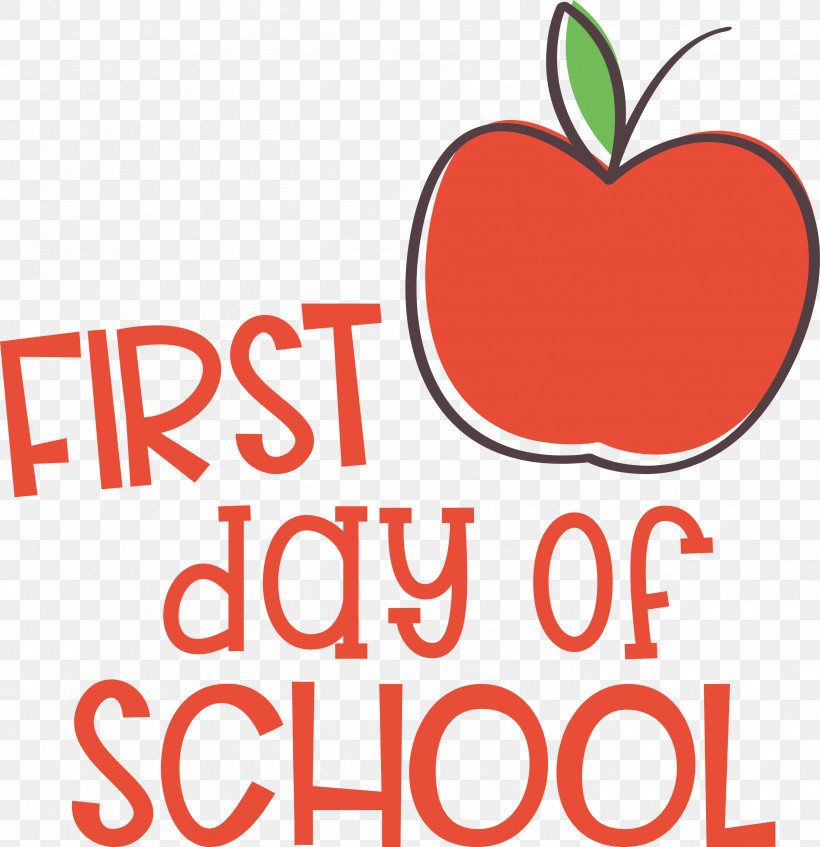 First Day Of School Education School, PNG, 2901x3000px, First Day Of School, Education, Fruit, Geometry, Heart Download Free