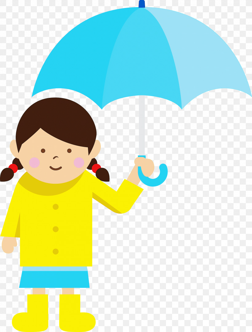 Raining Day Raining Umbrella, PNG, 2279x3000px, Raining Day, Behavior, Cartoon, Girl, Happiness Download Free