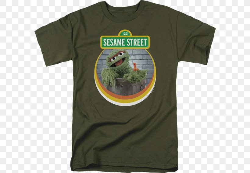 T-shirt Oscar The Grouch Sleeve Male Outerwear, PNG, 600x569px, Tshirt, Bob Ross, Brand, Clothing, Green Download Free