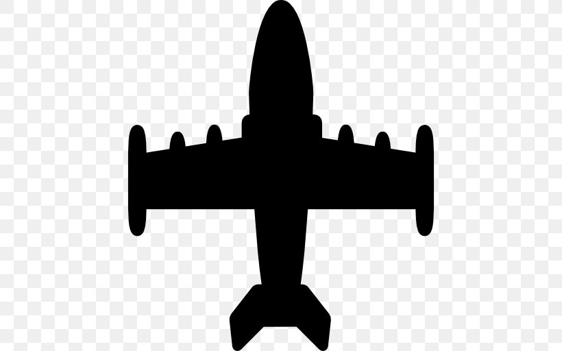 Airplane, PNG, 512x512px, Airplane, Aircraft, Black And White, Force, Open Format Download Free