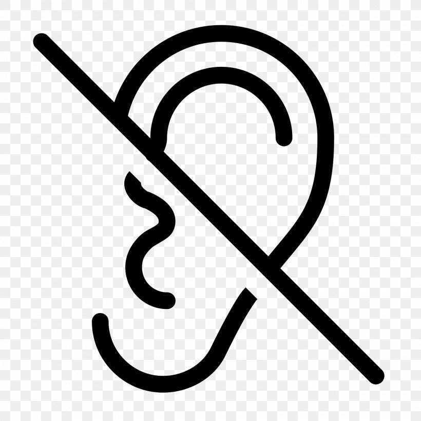 Hearing Loss Deaf Culture Symbol Disability, PNG, 1600x1600px, Hearing Loss, Black And White, Brand, Deaf Culture, Disability Download Free