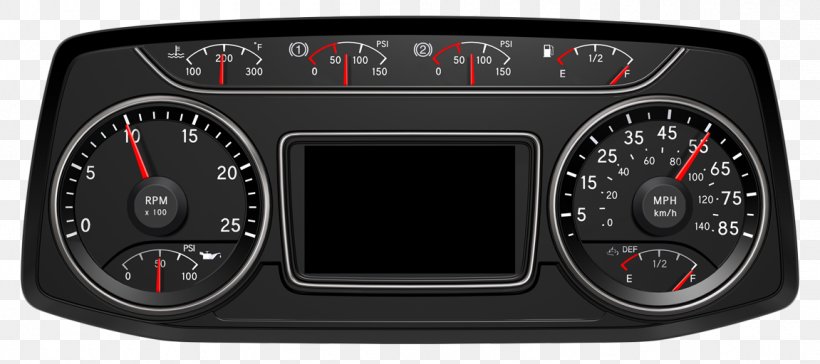 Gauge Truck Car Navistar International Motor Vehicle Speedometers, PNG, 1151x512px, Gauge, Auto Part, Automotive Exterior, Car, Electronic Instrument Cluster Download Free