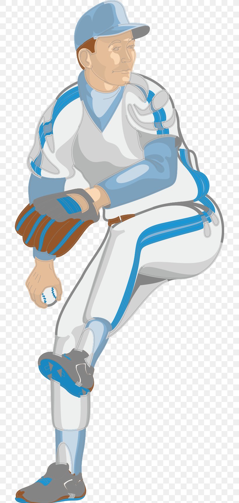 Sport Baseball Clip Art, PNG, 718x1727px, Sport, Baseball, Baseball Equipment, Blue, Cartoon Download Free