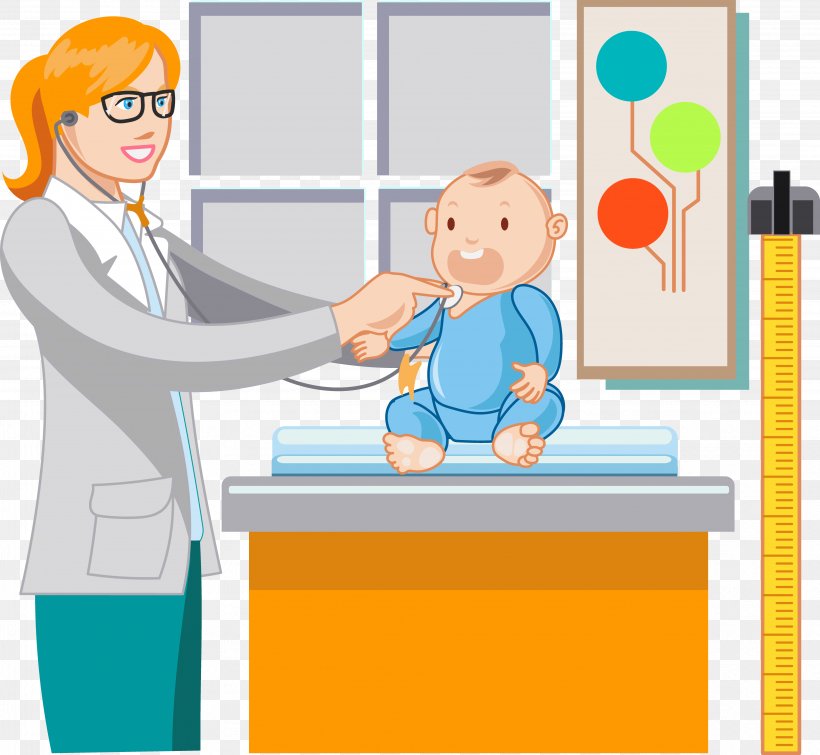Infant Physician Stethoscope Tooth Pediatrics, PNG, 4064x3744px, Infant, Area, Boy, Cartoon, Child Download Free