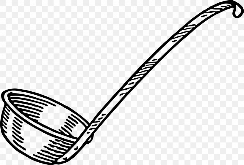 Ladle Kitchen Utensil Spoon Coloring Book Clip Art, PNG, 2400x1630px, Ladle, Black And White, Bowl, Coloring Book, Cookware Download Free