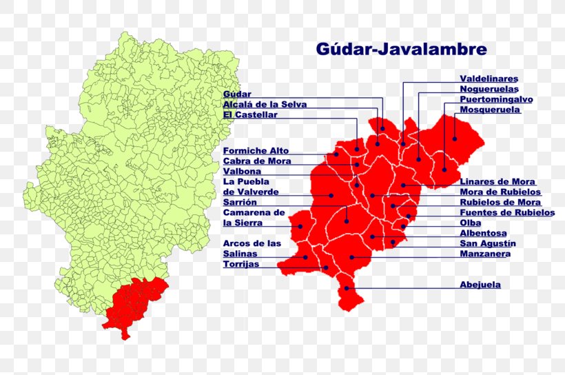 Gúdar Sierra De Javalambre Map Calle Javalambre Comarca, PNG, 800x544px, Map, Aragon, Area, Comarca, Diagram Download Free