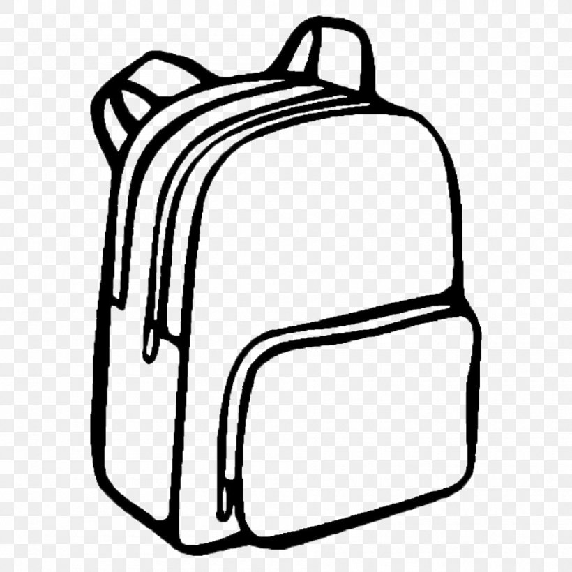 Coloring Book Backpack Bag School Drawing, PNG, 950x950px, Coloring Book, Area, Backpack, Bag, Black Download Free