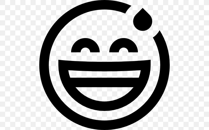 Emoticon Smiley Emoji Happiness, PNG, 512x512px, Emoticon, Area, Black And White, Disappointment, Emoji Download Free