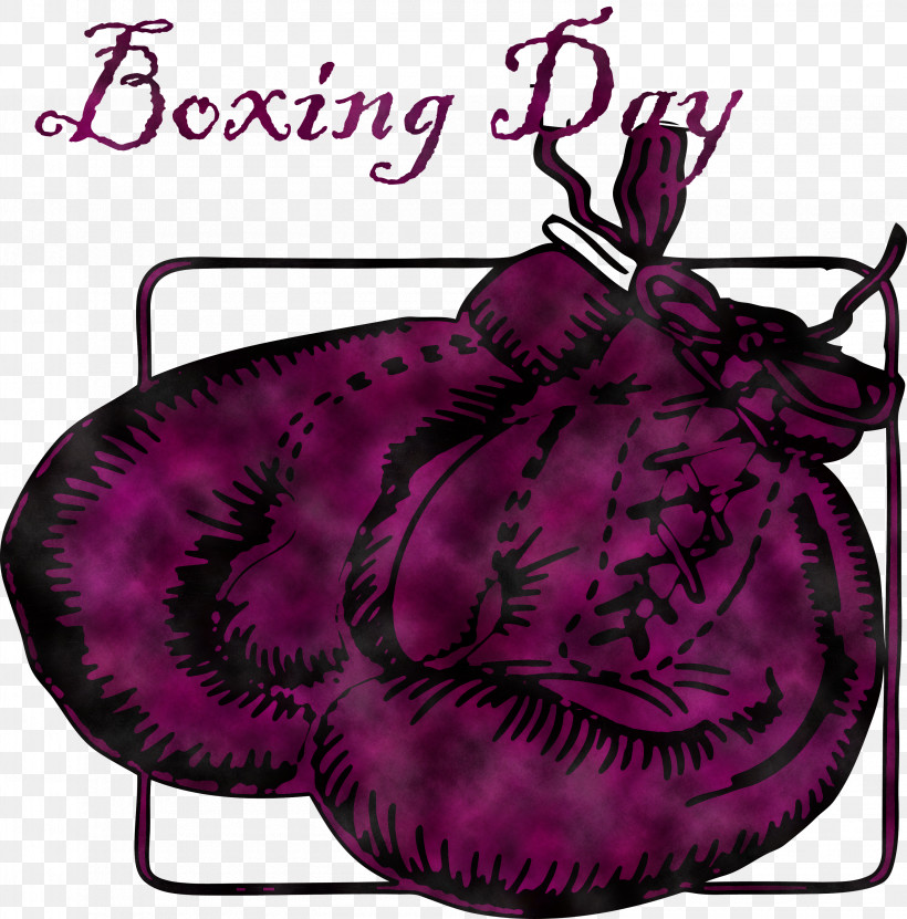 Boxing Glove Boxing Day, PNG, 2960x3000px, Boxing Glove, Boxing Day, Magenta, Purple, Violet Download Free