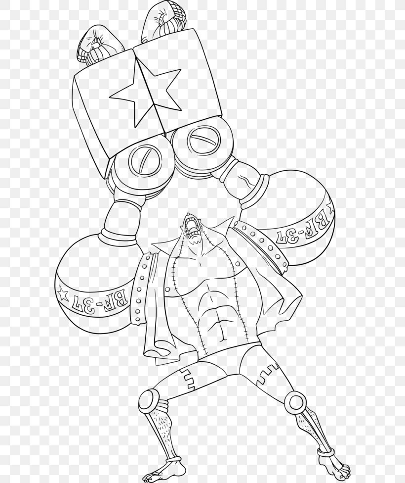 Franky Line Art Tony Tony Chopper Drawing Black And White, PNG, 600x976px, Franky, Arm, Art, Artwork, Black And White Download Free