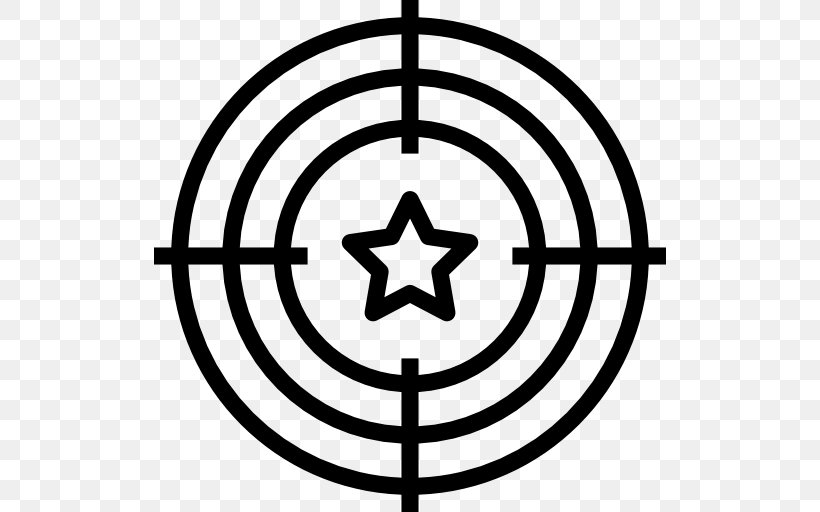 Shooting Target Range, PNG, 512x512px, Symbol, Blackandwhite, Line Art, Symmetry, Target Corporation Download Free