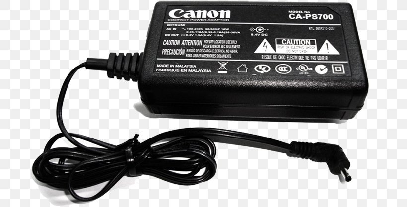 AC Adapter Canon CA PS700 Canon ACK E8, PNG, 700x417px, Ac Adapter, Adapter, Alkaline Battery, Battery Charger, Canon Download Free