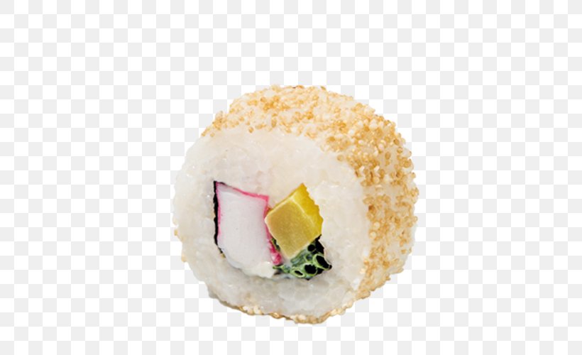 California Roll Surimi Crab Stick Food Pasta, PNG, 500x500px, California Roll, Atlantic Salmon, Chives, Comfort Food, Commodity Download Free