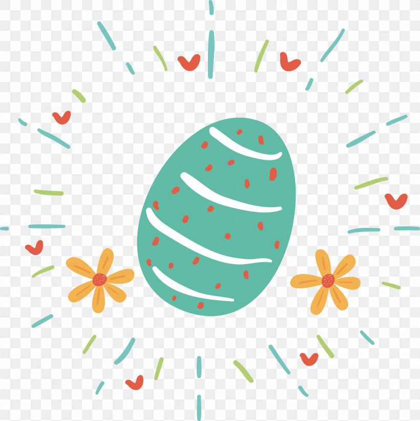 Easter Egg, PNG, 2991x3000px, Easter Egg, Egg, Green, Leaf, Line Download Free