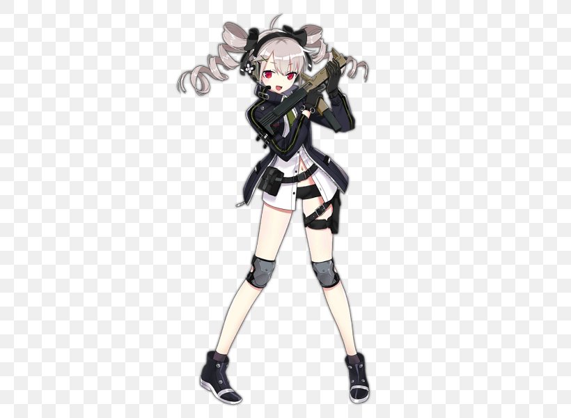 Girls' Frontline PP-90 Submachine Gun Firearm Pistolet-pulemet, PNG, 600x600px, Watercolor, Cartoon, Flower, Frame, Heart Download Free