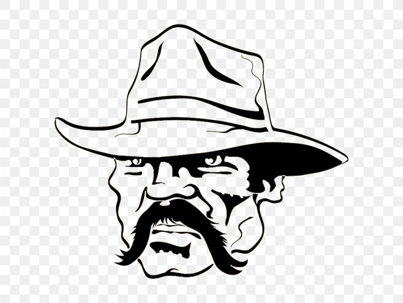 American Frontier Cowboy Drawing Western, PNG, 1024x771px, American Frontier, Art, Artwork, Black And White, Cartoon Download Free