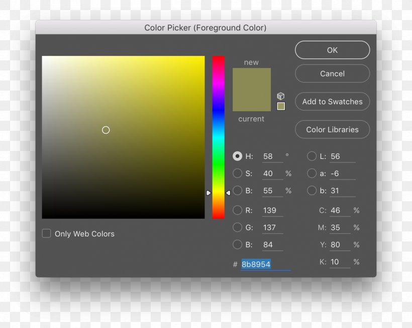 Color Picker Yellow Hexadecimal Illustrator, PNG, 1296x1032px, Color, Brand, Cmyk Color Model, Color Gradient, Color Picker Download Free