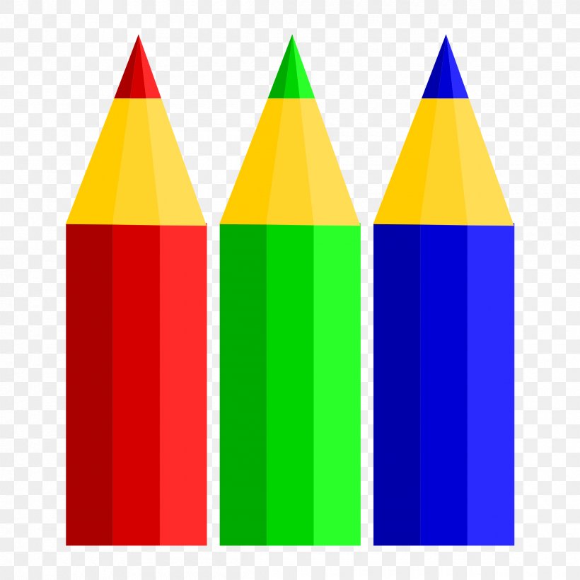 Colored Pencil Clip Art, PNG, 2400x2400px, Pencil, Blue Pencil, Colored Pencil, Cone, Crayon Download Free